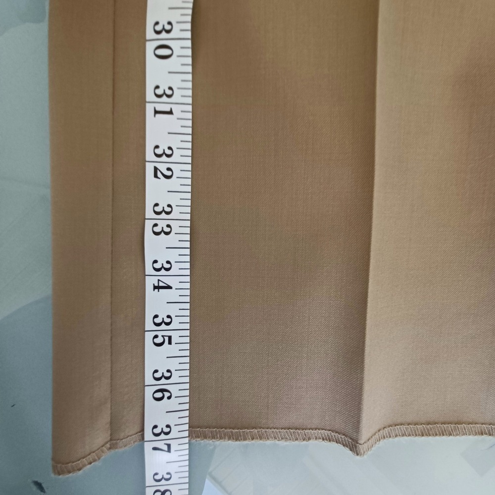 Tommy Hilfiger Joseph Mens 2-Piece Suit Tan 100% Worsted Wool 44R W38 Unfinished - Picture 10 of 14